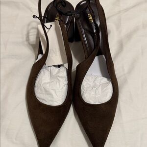 Zara Dark Brown Women's Heels